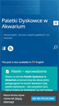Mobile Screenshot of paletki-dyskowce.com